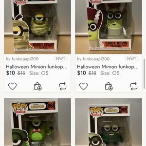 All four minions for sale.